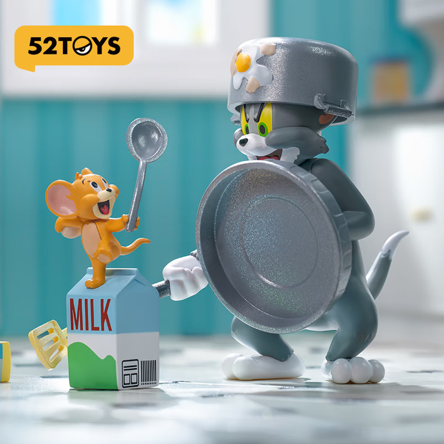 52TOYS TOM and JERRY Cat and Mouse Battle Series Blind Box: Trendy Toys, Figurines, Anime Peripherals, and Ornaments (8 Blind Boxes Inside | No Duplicates)