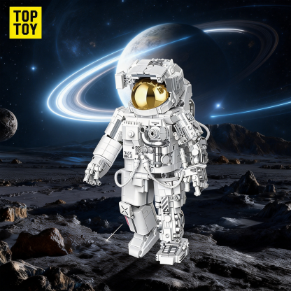  TOP TOY China Aerospace Series Collector's Edition Astronaut Building Block Assembly Toy for Boys - Dawn Astronaut - Collector's Edition