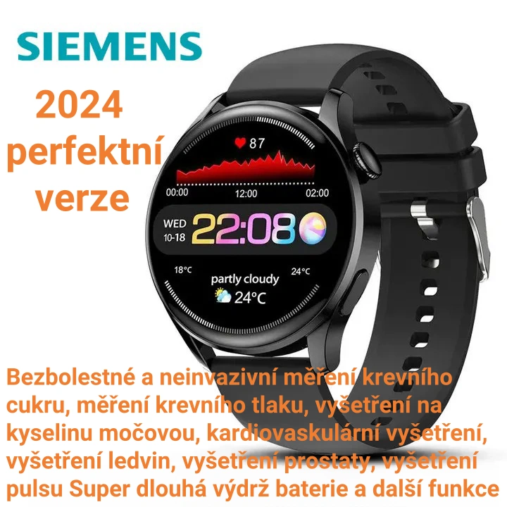 🎉🎉🎉Technologická inovace 2024 – sportovní hodinky Siemens Smart Laser Therapy