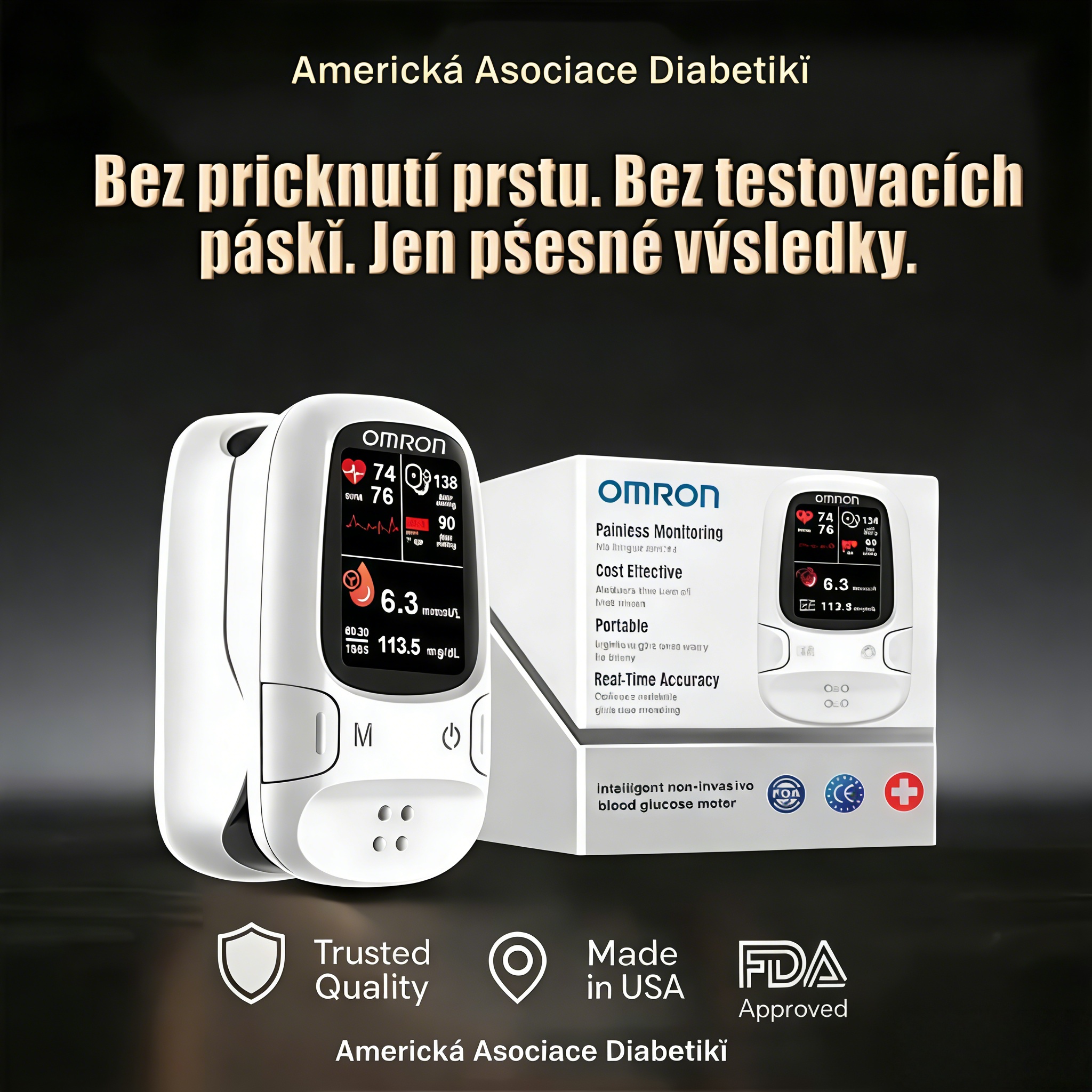 🔥 2026 Omron™ představuje nově uvedený neinvazivní inteligentní glukometr v krvi 🔥