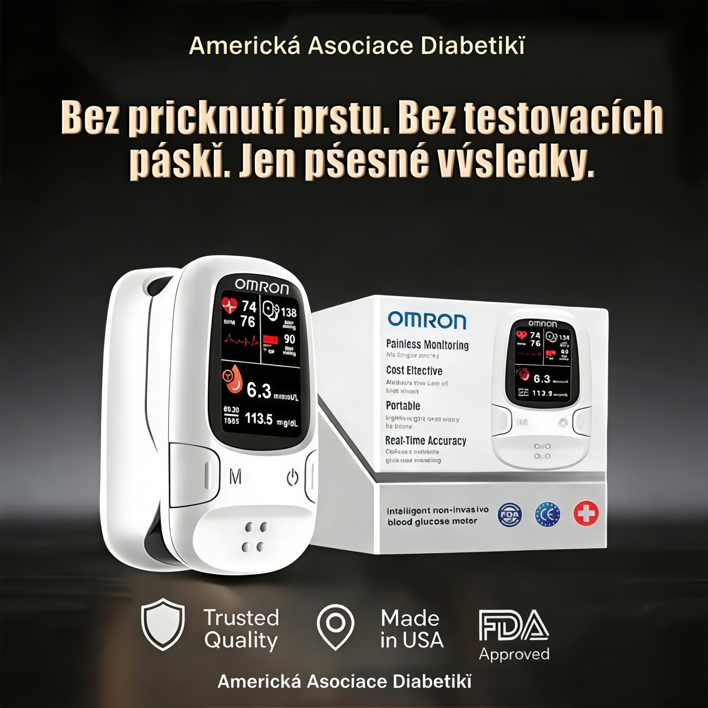 🔥 2026 Omron™ představuje nově uvedený neinvazivní inteligentní glukometr v krvi 🔥