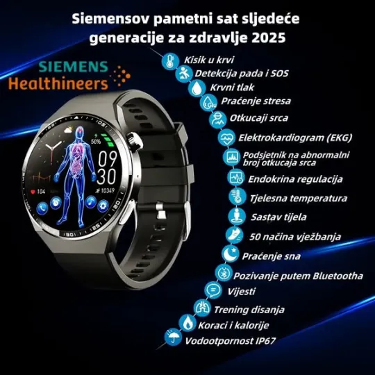 🌈 AI hodinky – sloboda bez starostí 🍀 Merajte cukor, tlak, kyslík aj srdce okamžite ⚡