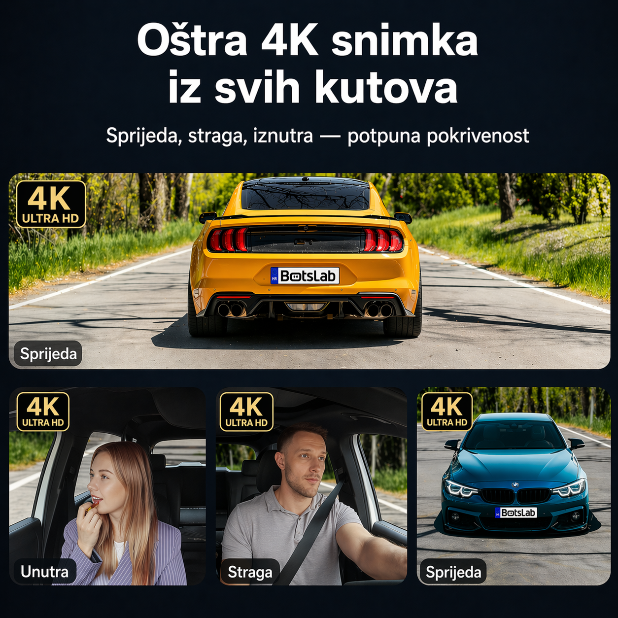 🔥🔥🔥Garmin G980 360° 8K kamera za automobil – Inteligentna zaštita s umjetnom inteligencijom, glasovno upravljanje, noćni vid, postavljanje četiri kamere i GPS praćenje za sveobuhvatnu sigurnost.🔥🔥🔥