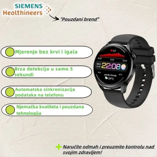 🌈 AI hodinky – sloboda bez starostí 🍀 Merajte cukor, tlak, kyslík aj srdce okamžite ⚡