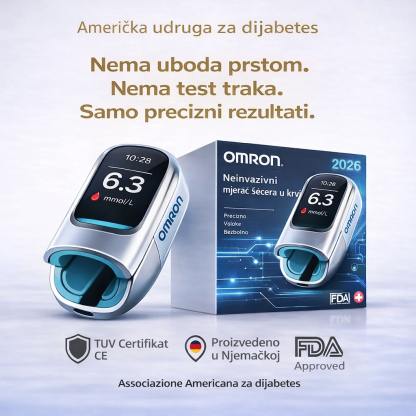 🔥 Nema više igala i boli! | Omron™ neinvazivni mjerač glukoze u krvi – Jednostavno i točno praćenje šećera u krvi, gdje god se nalazili 🔥