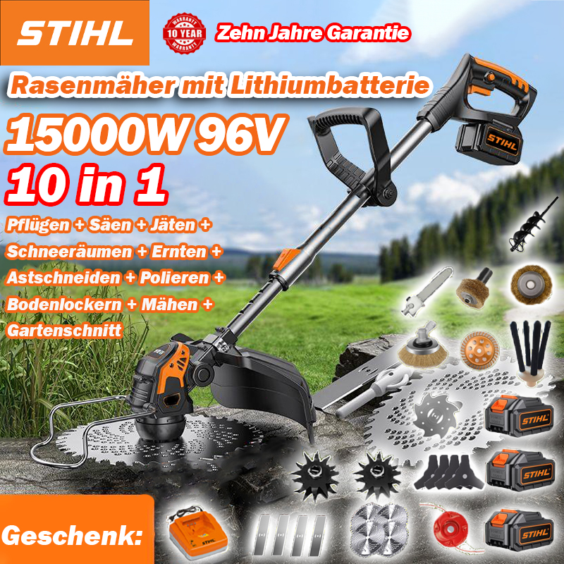 STIHL 15000 W bürstenloser Li-Ion-Mehrzweck-Rasenmäher