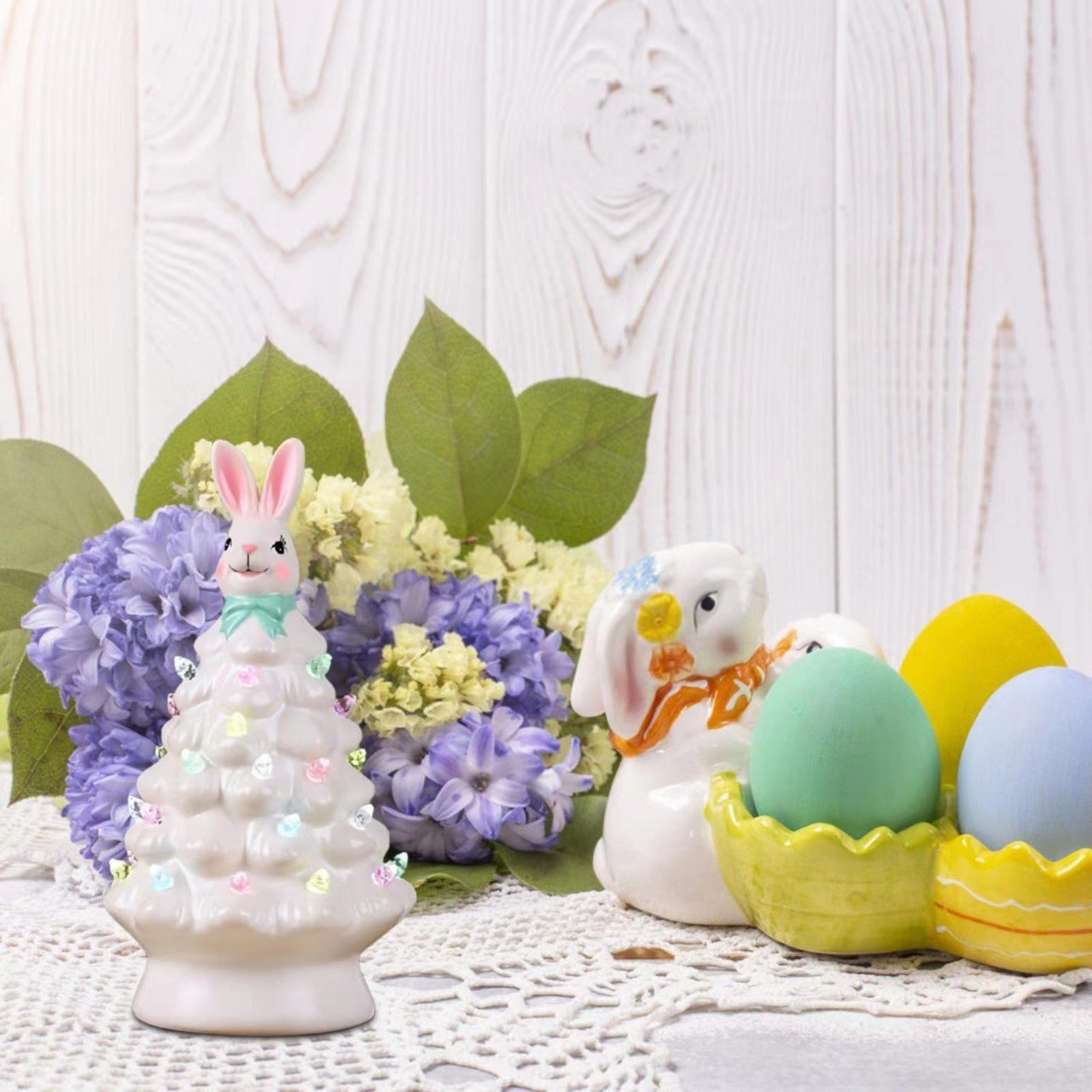 (🔥HOT SALE NOW 49% OFF) - 🐰🐰Easter Pink Bunny Tree-Buy 2 Free Shipping