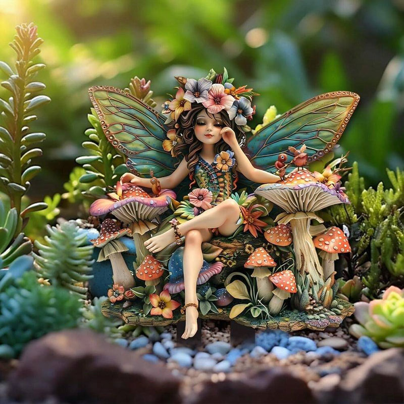 Dreamy Fairy Garden Stake
