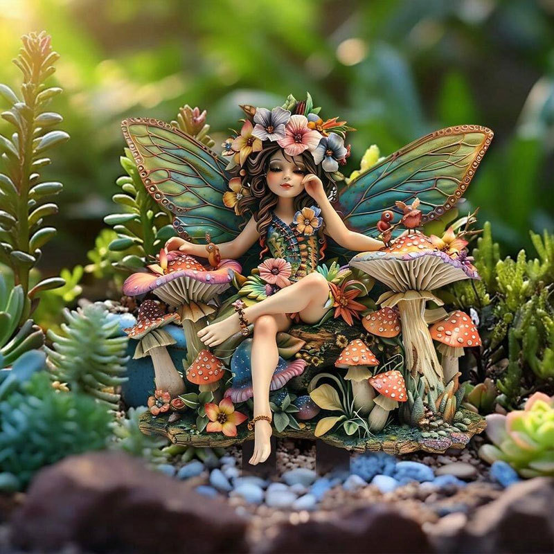 Dreamy Fairy Garden Stake