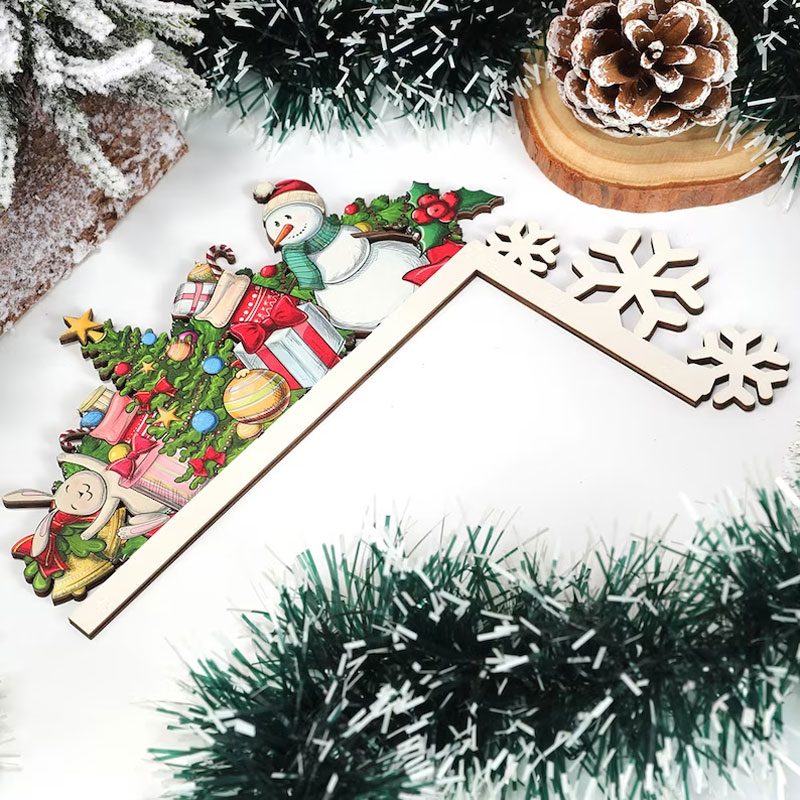 Snowman Door Corner Decor