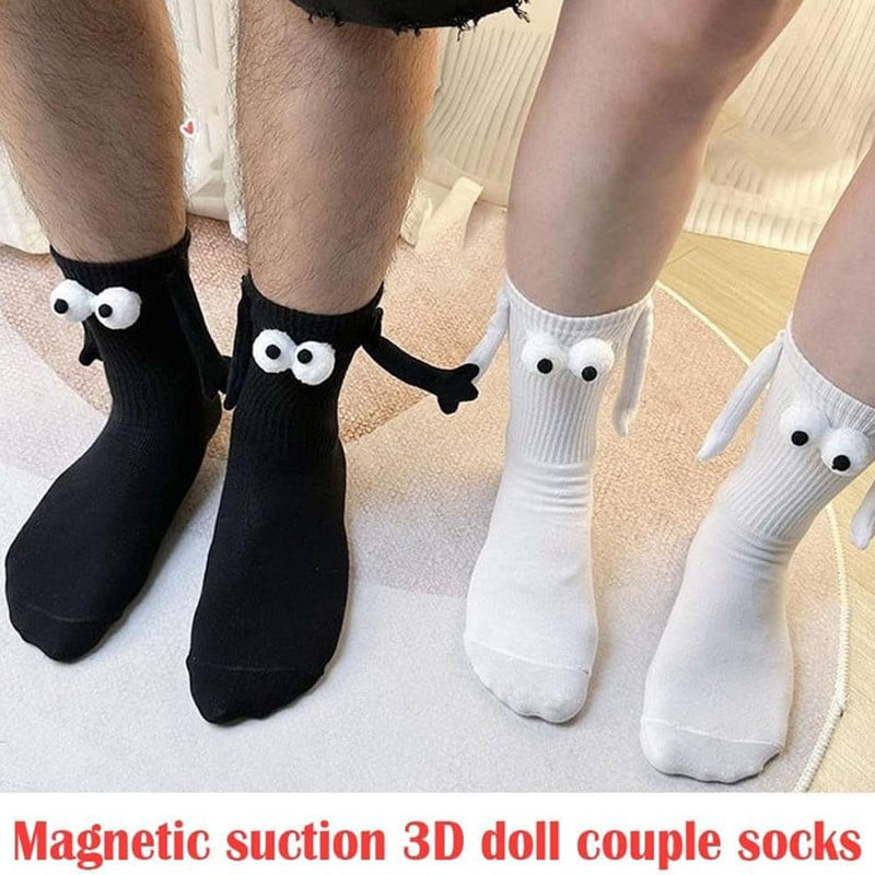 Magnetic Holding Hands Socks