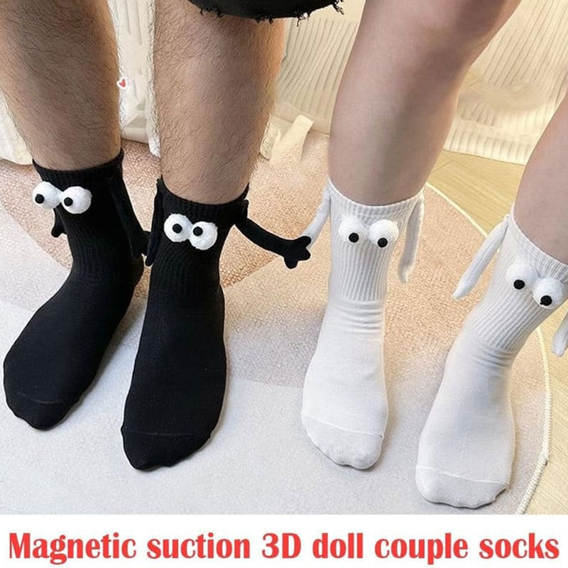 Magnetic Holding Hands Socks