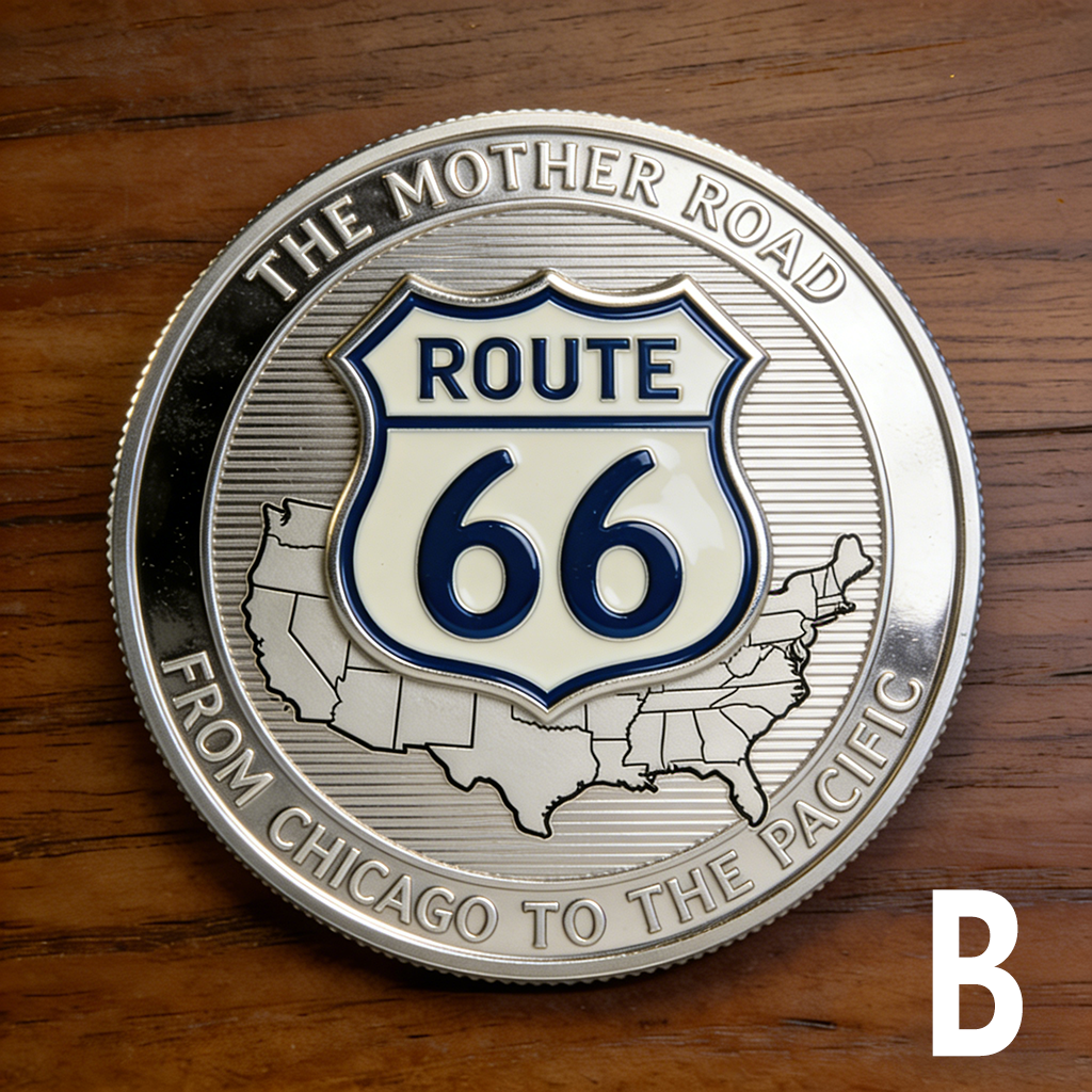 🏆Flash Sale 60% OFF -🛣️ Route 66 – 100 Years of Freedom Commemorative Coin