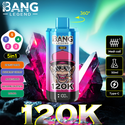 Bang Disposable Vape 120,000 Puffs 40ml | Multiple Flavors | OEM/ODM Supported