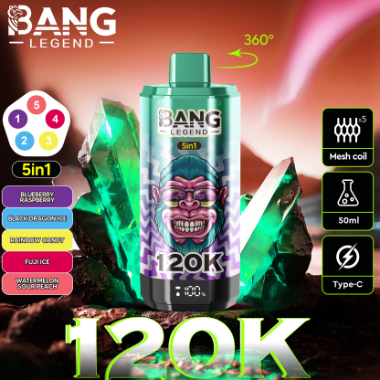 Bang Disposable Vape 120,000 Puffs 40ml | Multiple Flavors | OEM/ODM Supported