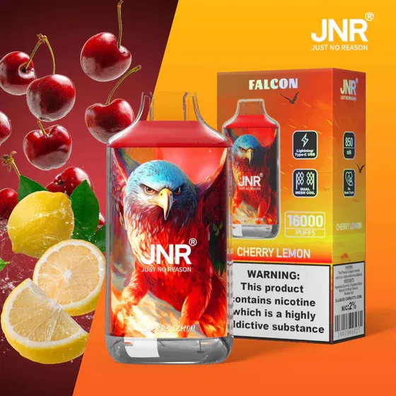 JNR Falcon 16000 Disposable Vape – 16,000 Puffs, 22mL E-Liquid, 850mAh Battery,  Available in Multiple Flavors