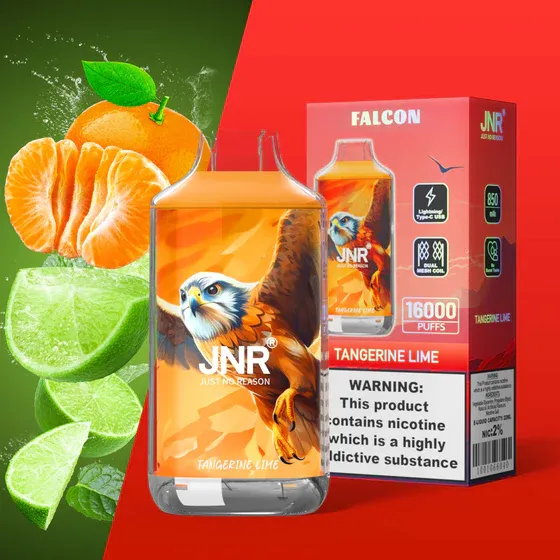 JNR Falcon 16000 Disposable Vape – 16,000 Puffs, 22mL E-Liquid, 850mAh Battery,  Available in Multiple Flavors