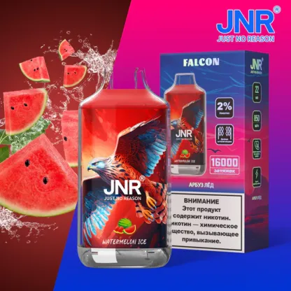 JNR Falcon 16000 Disposable Vape – 16,000 Puffs, 22mL E-Liquid, 850mAh Battery,  Available in Multiple Flavors