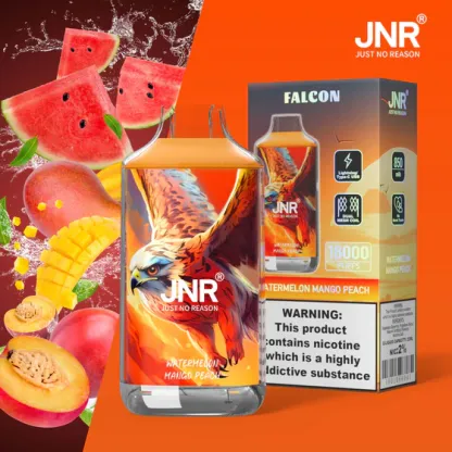 JNR Falcon 16000 Disposable Vape – 16,000 Puffs, 22mL E-Liquid, 850mAh Battery,  Available in Multiple Flavors