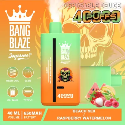 Bang Blaze 40000 Puffs Disposable Vape – Double Flavor, 40mL E-Liquid, 650mAh Rechargeable Battery, Dual Mesh Coil | Free EU Shipping & COD