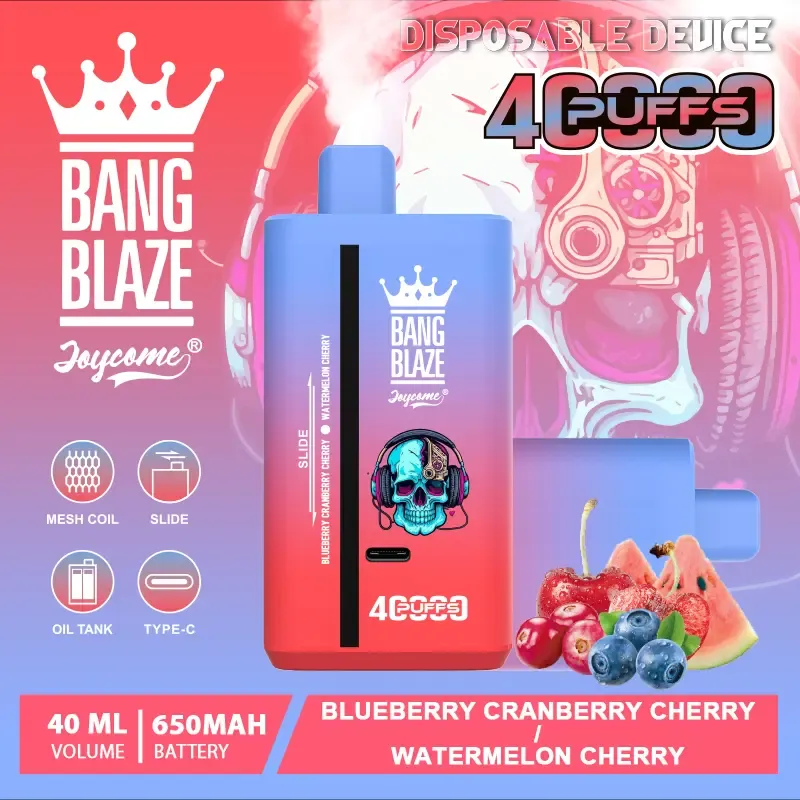 Bang Blaze 40000 Puffs Disposable Vape – Double Flavor, 40mL E-Liquid, 650mAh Rechargeable Battery, Dual Mesh Coil | Free EU Shipping & COD