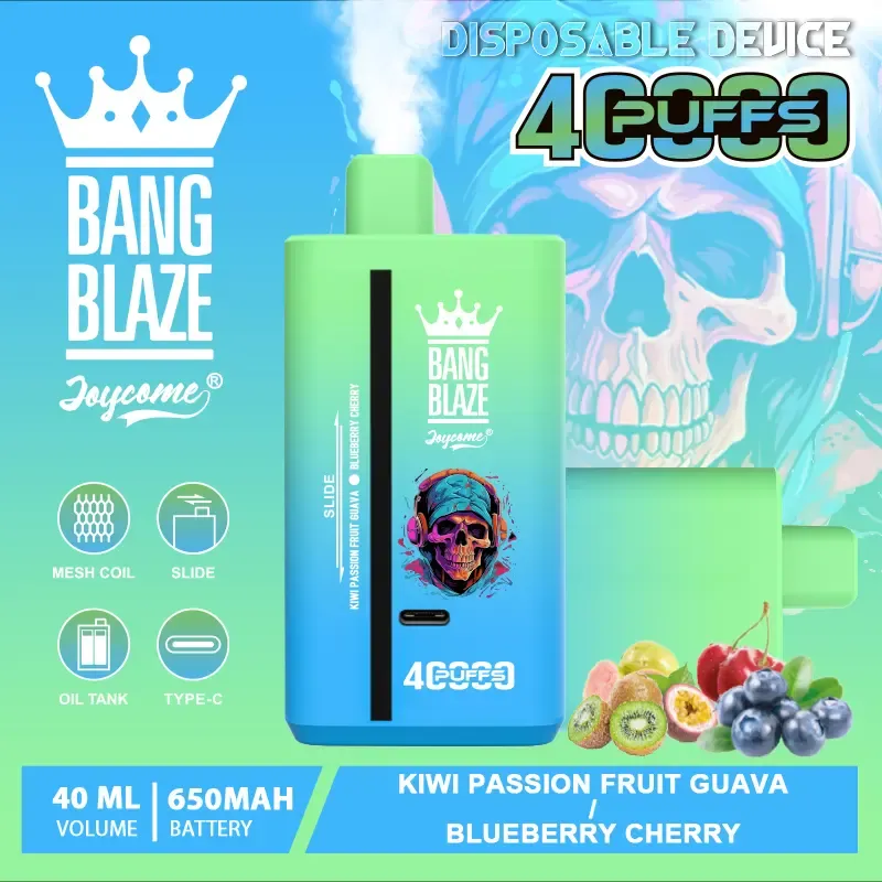 Bang Blaze 40000 Puffs Disposable Vape – Double Flavor, 40mL E-Liquid, 650mAh Rechargeable Battery, Dual Mesh Coil | Free EU Shipping & COD