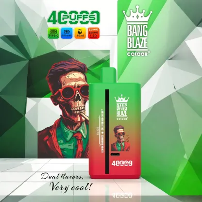 Bang Blaze 40000 Puffs Disposable Vape – Double Flavor, 40mL E-Liquid, 650mAh Rechargeable Battery, Dual Mesh Coil | Free EU Shipping & COD
