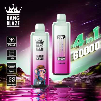 Bang Blaze 60K Puffs 4-in-1 Flavors Disposable Vape | Fast EU Delivery, No Customs Fees