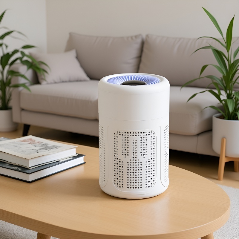 Luftreiniger für Zuhause mit Negativ-Ionen, entfernt Gerüche und Rauch