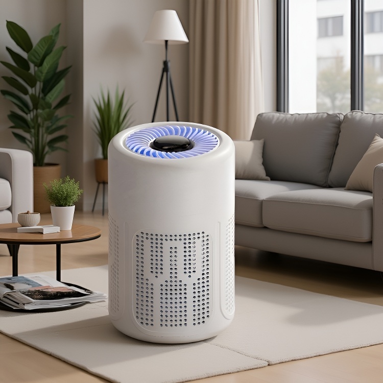 Luftreiniger für Zuhause mit Negativ-Ionen, entfernt Gerüche und Rauch