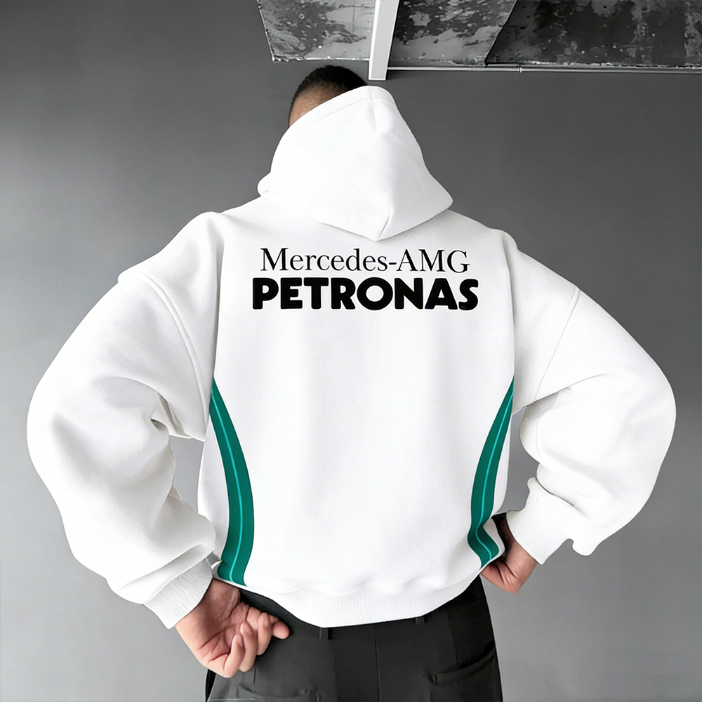 Men's Retro Racing Mercedes Petronas 1.1.2 Hoodie