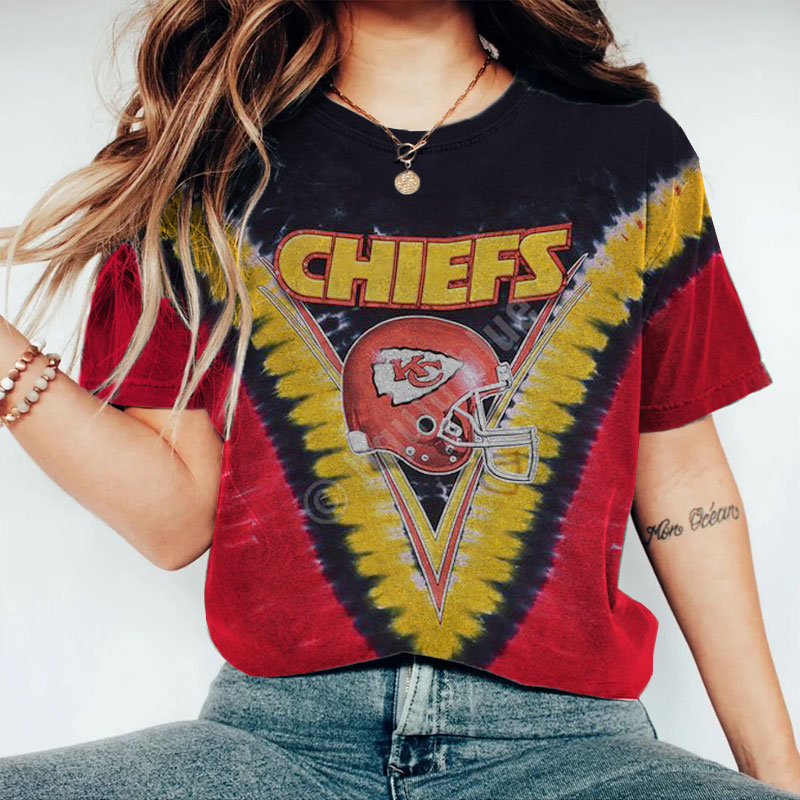 Women'S Vintage Round-Neck San Francisco 49ers Football Printed Short-Sleeved T-Shirt