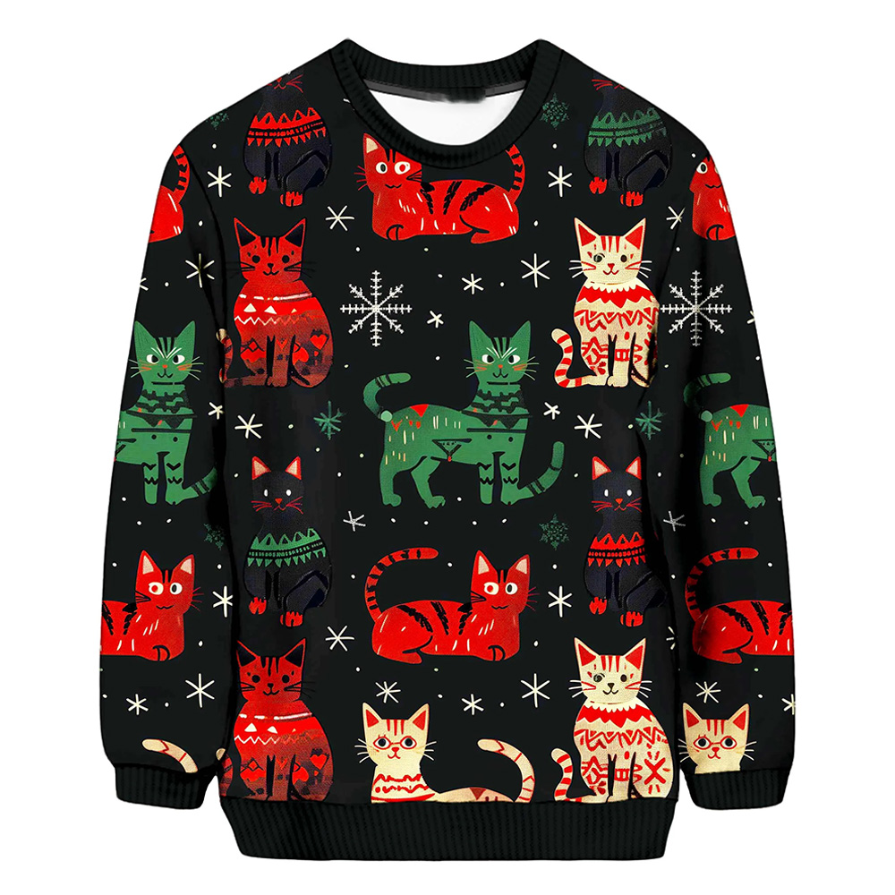 Cat Parade Christmas Ugly Sweater
