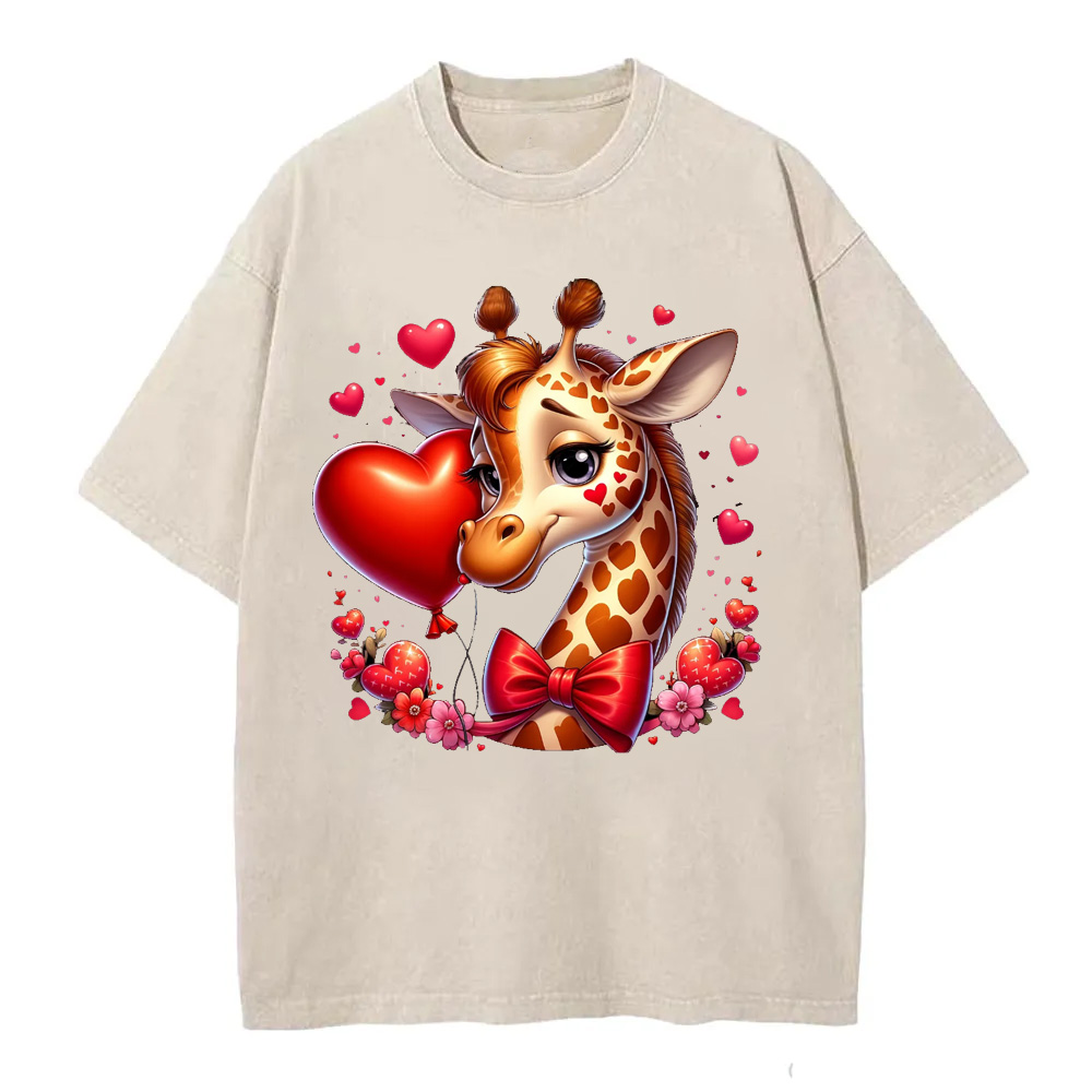 Giraffe Valentine's Day