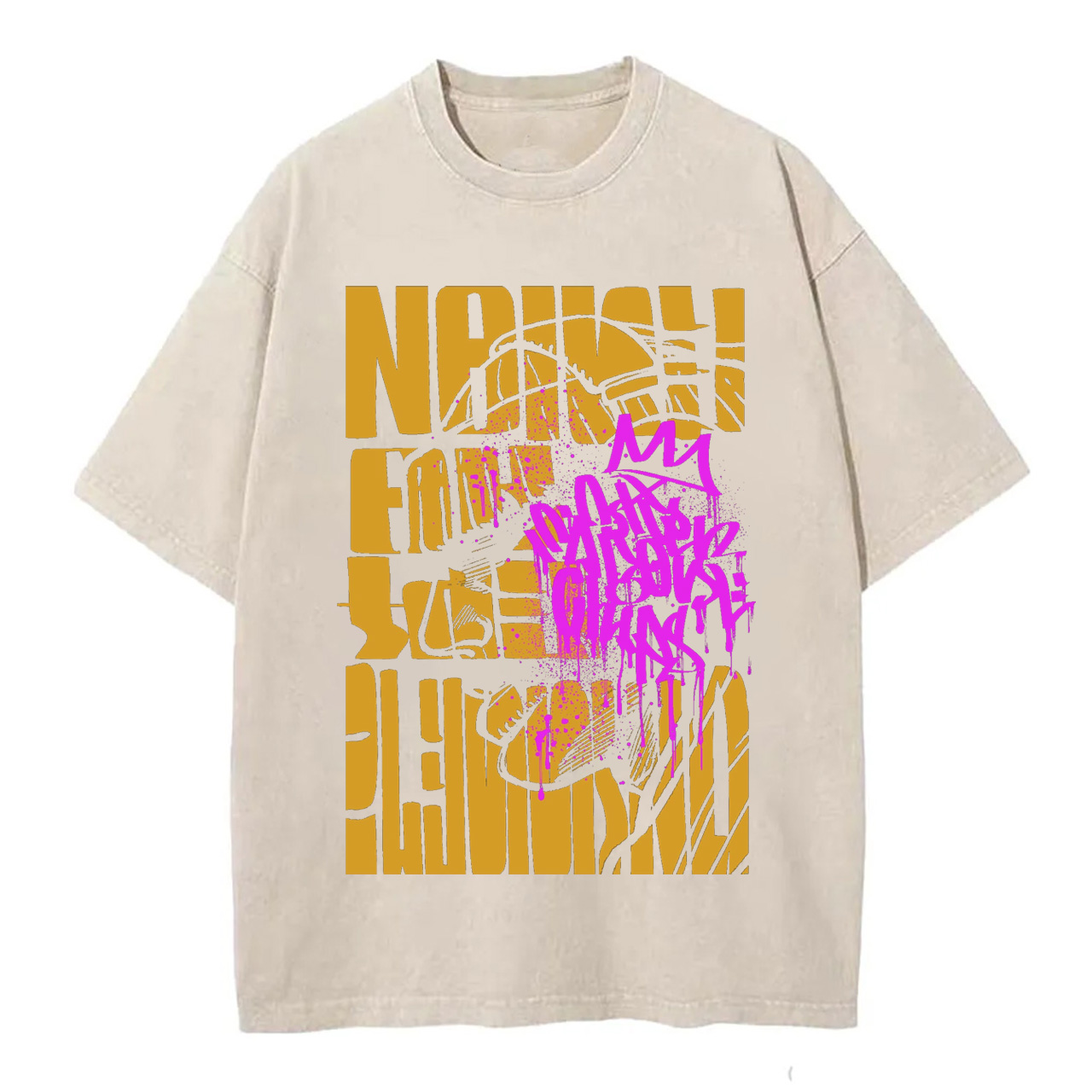 Gachiakuta Cartoon Washed T-Shirts