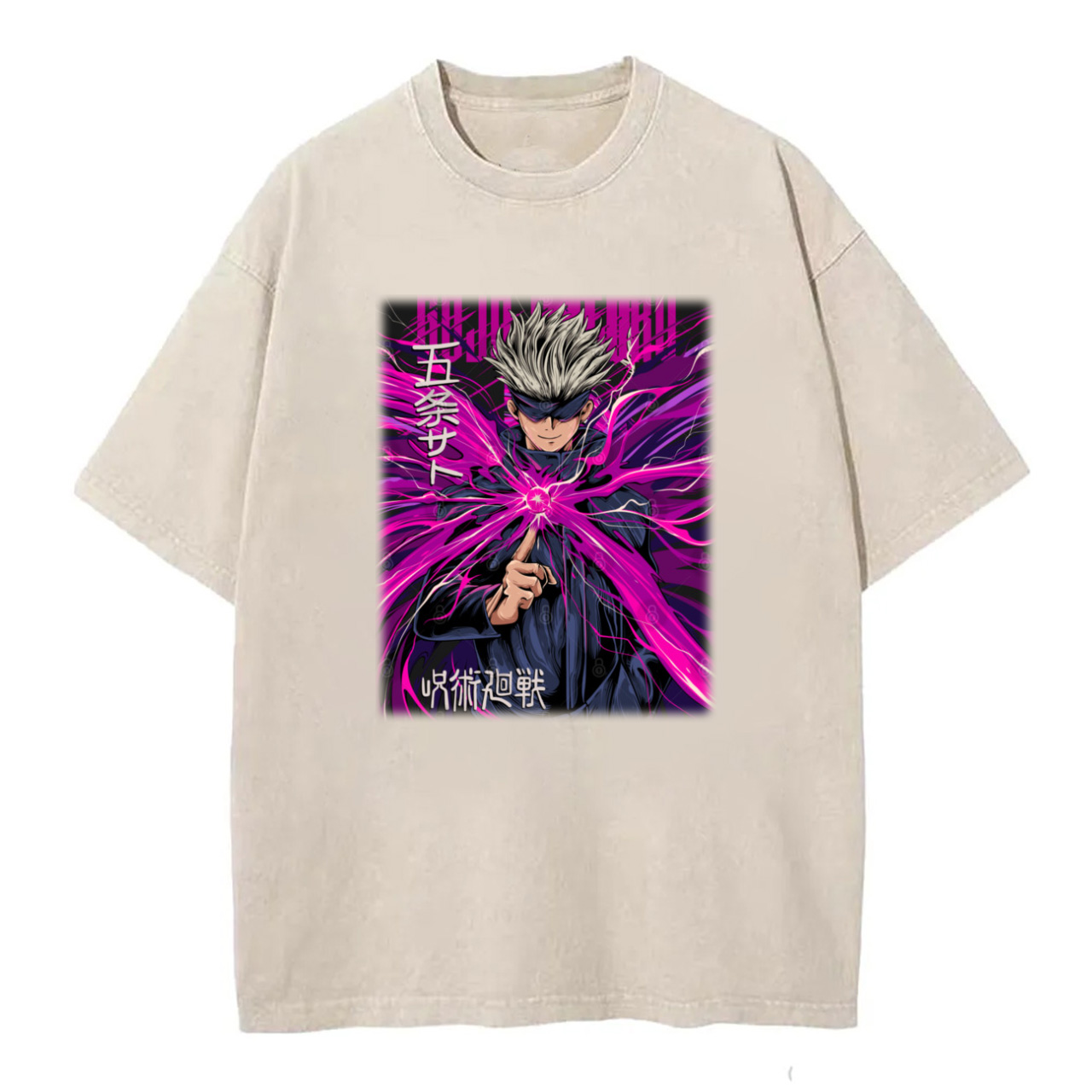Gojo Satoru Hollow Purple Anime Aesthetic T-Shirt