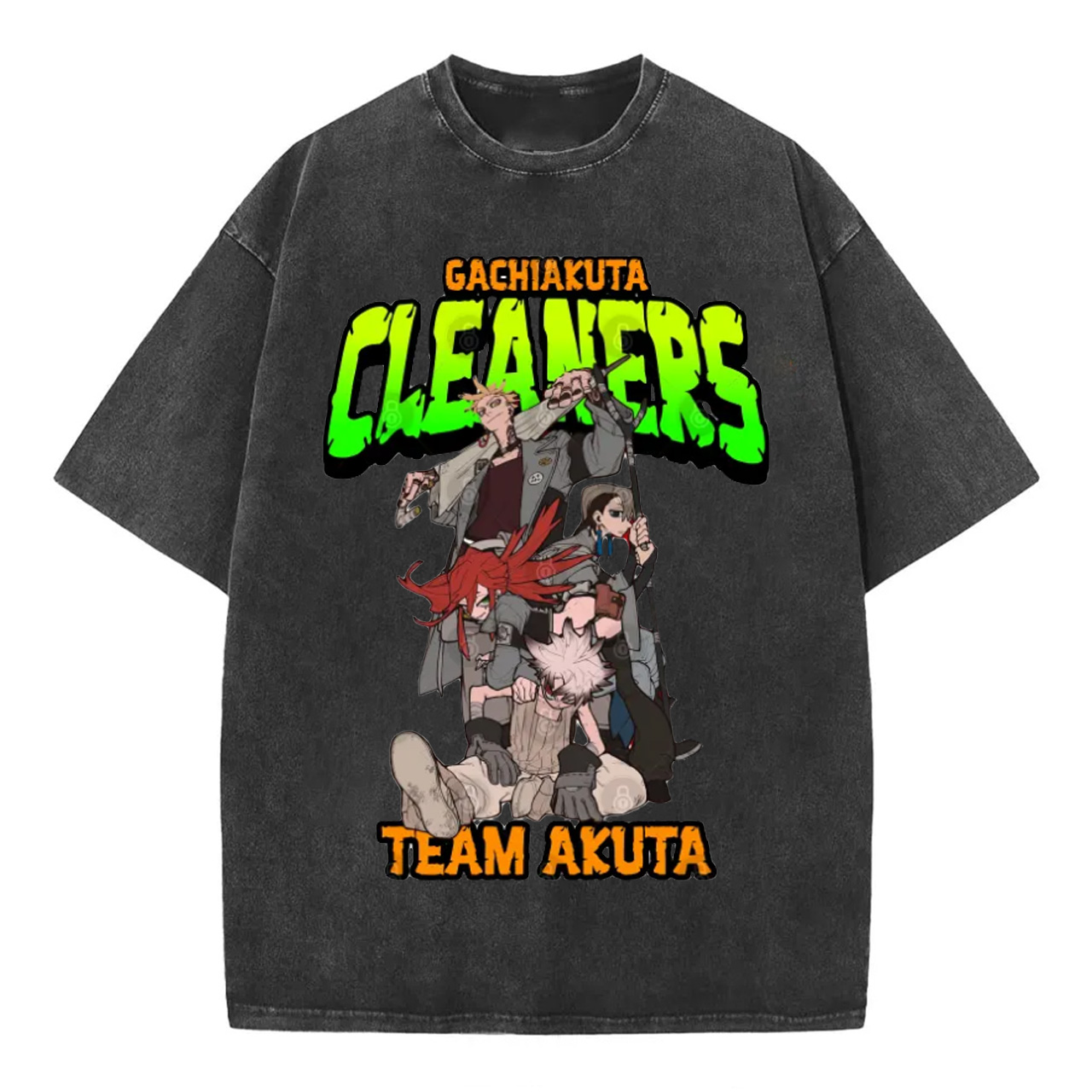 The Cleaners Team Akuta Gachiakuta T-Shirt