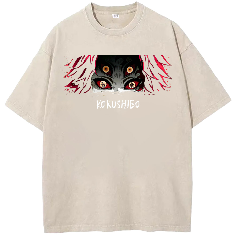 Demon Slayer Kokushibo Cotton T-Shirts