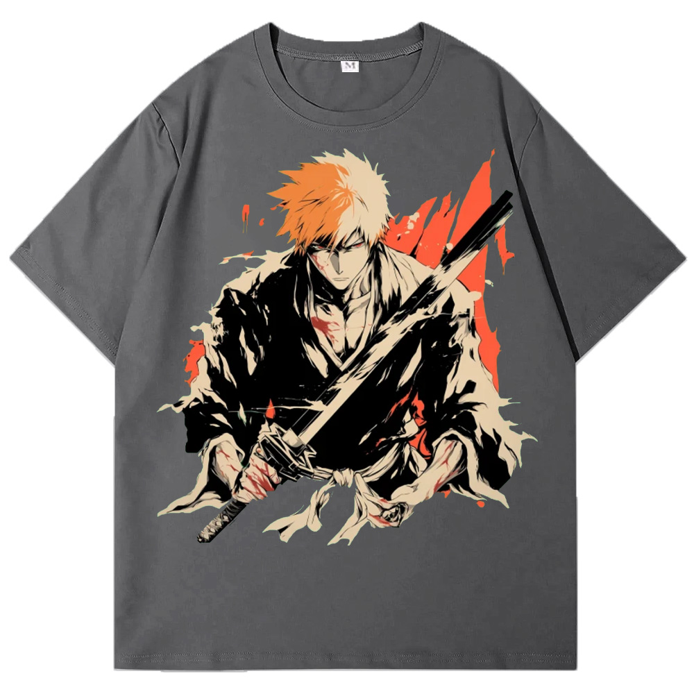 Orange Death Knight Armor Bleach T-Shirt