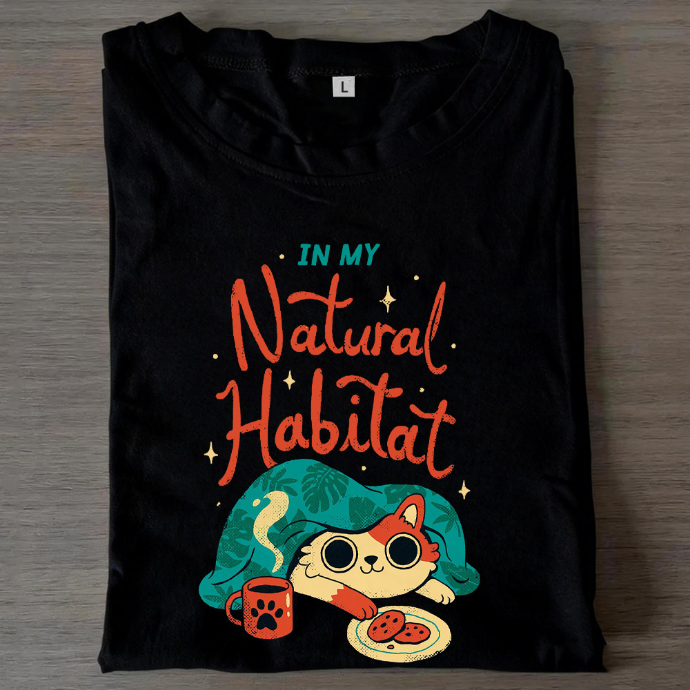 Taste A Cat Resting In Its Natural Habitat T-Shirts