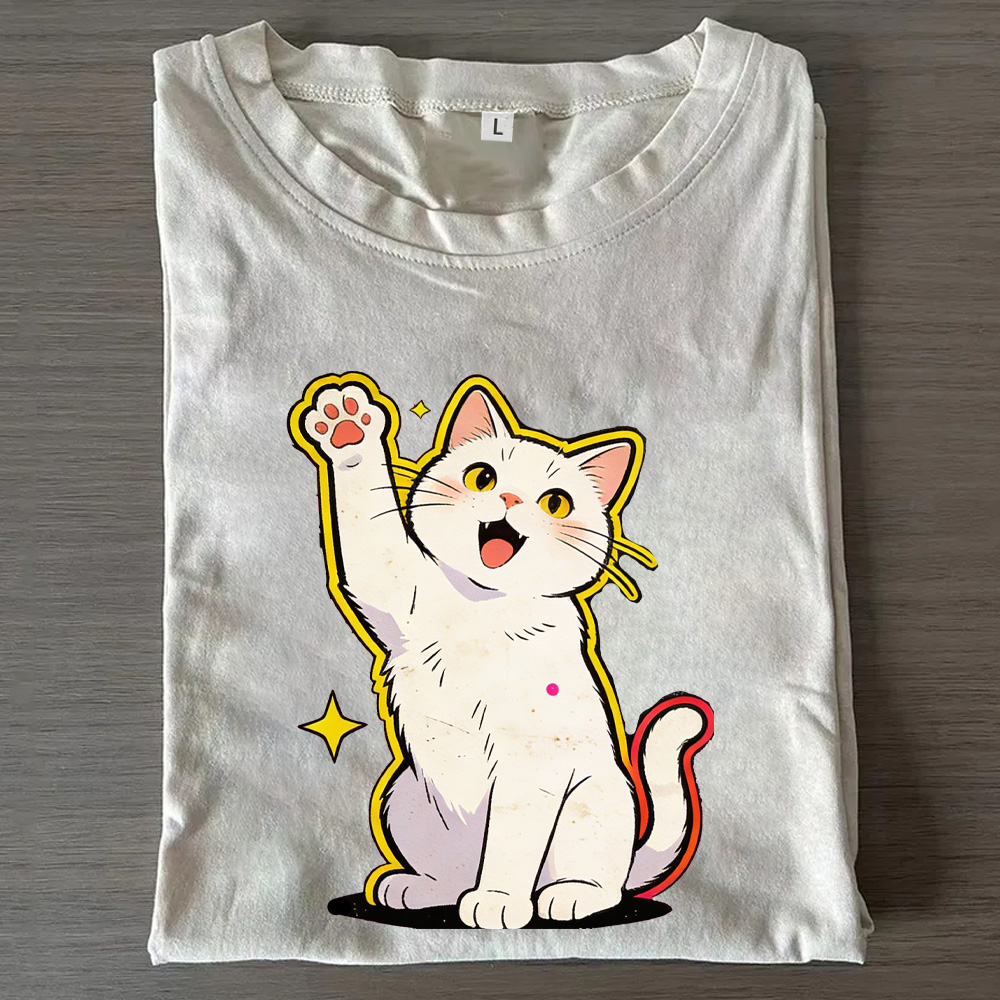 Taste A Cute Kitten Waving T-Shirts