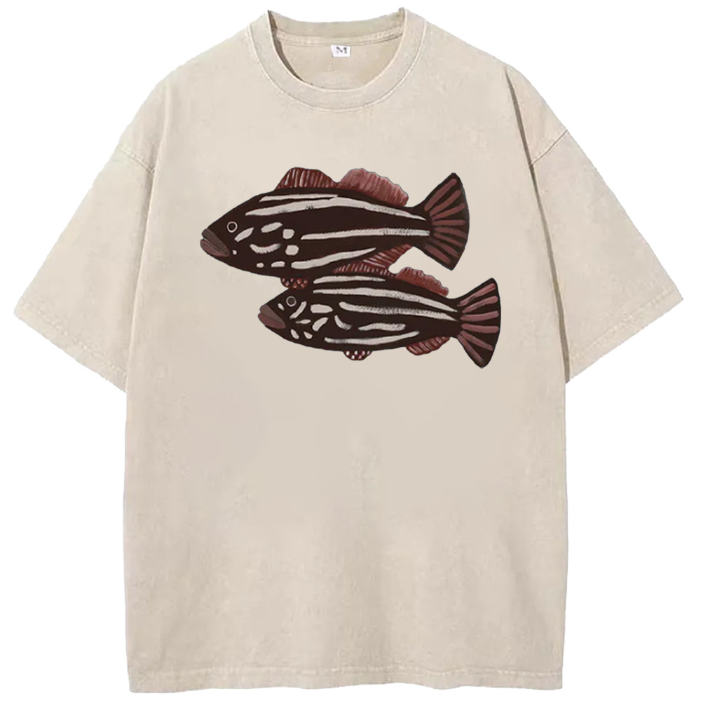 Ocean Golden-Tailed Soapfish Washed T-Shirts
