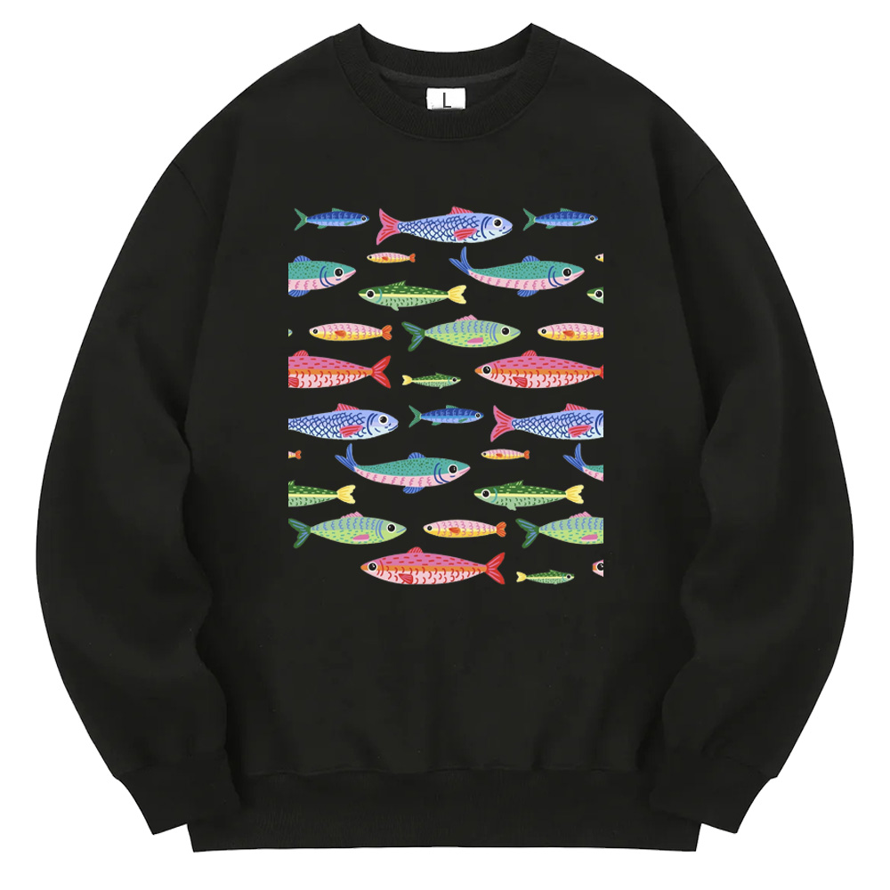 Ocean Happy Sardines  Hoodie