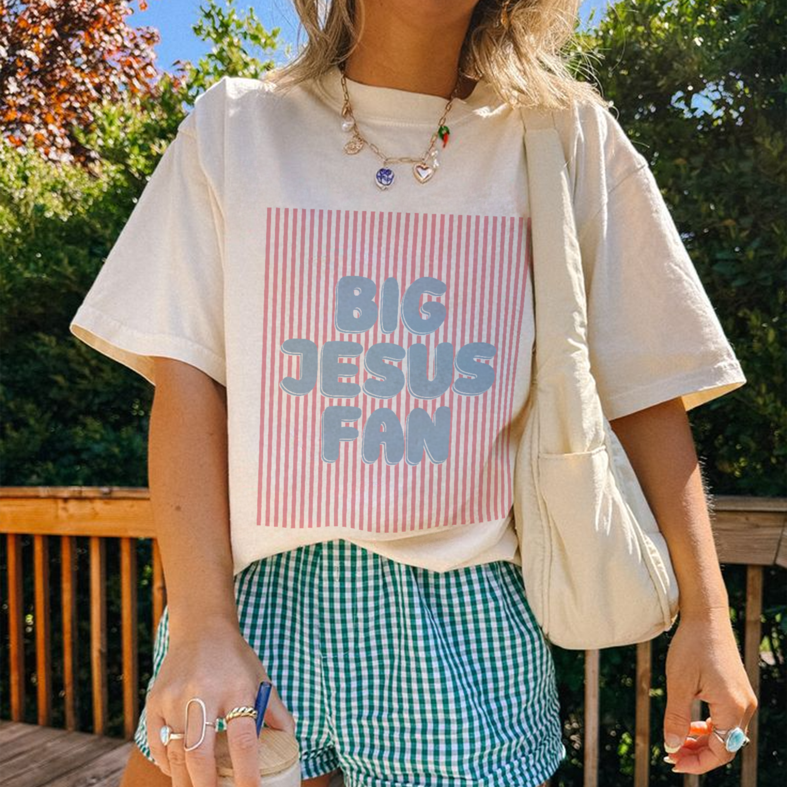 Big Jesus Fan Unisex Heavy Cotton T-Shirt