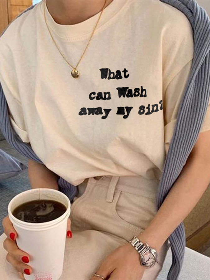 Nothing But Blood Of Jesus Unisex Cotton T-Shirt