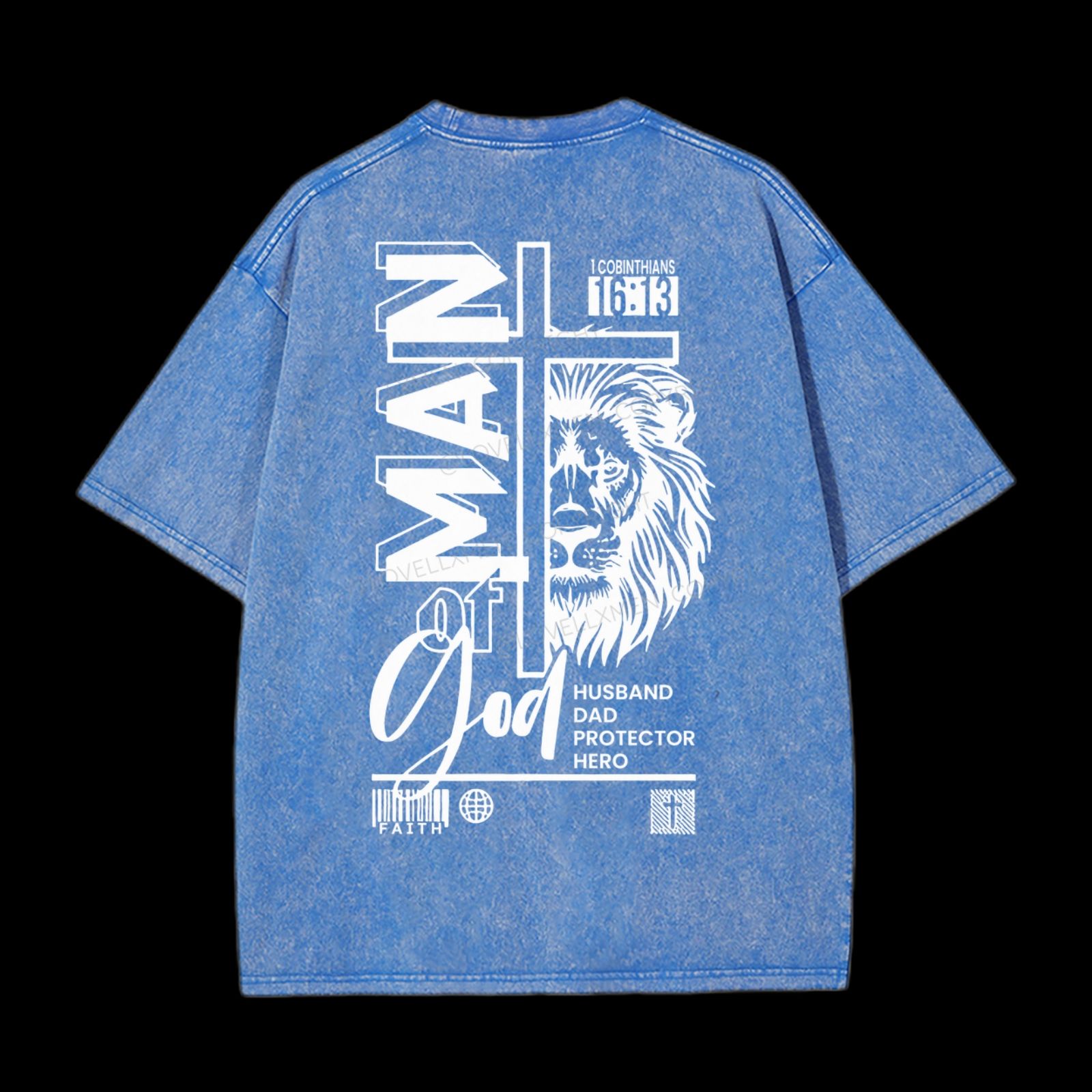 Man Of God Washed T-Shirt