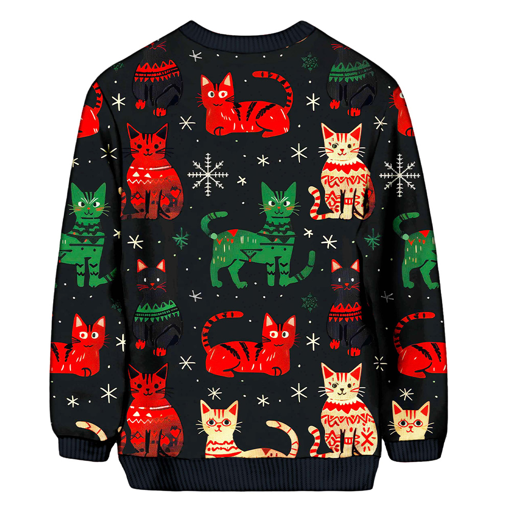 Cat Parade Christmas Ugly Sweater