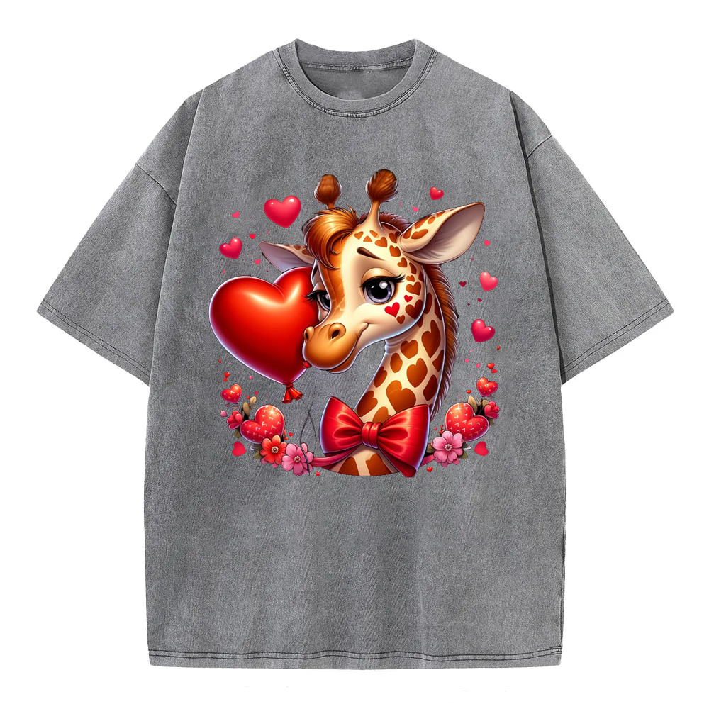 Giraffe Valentine's Day
