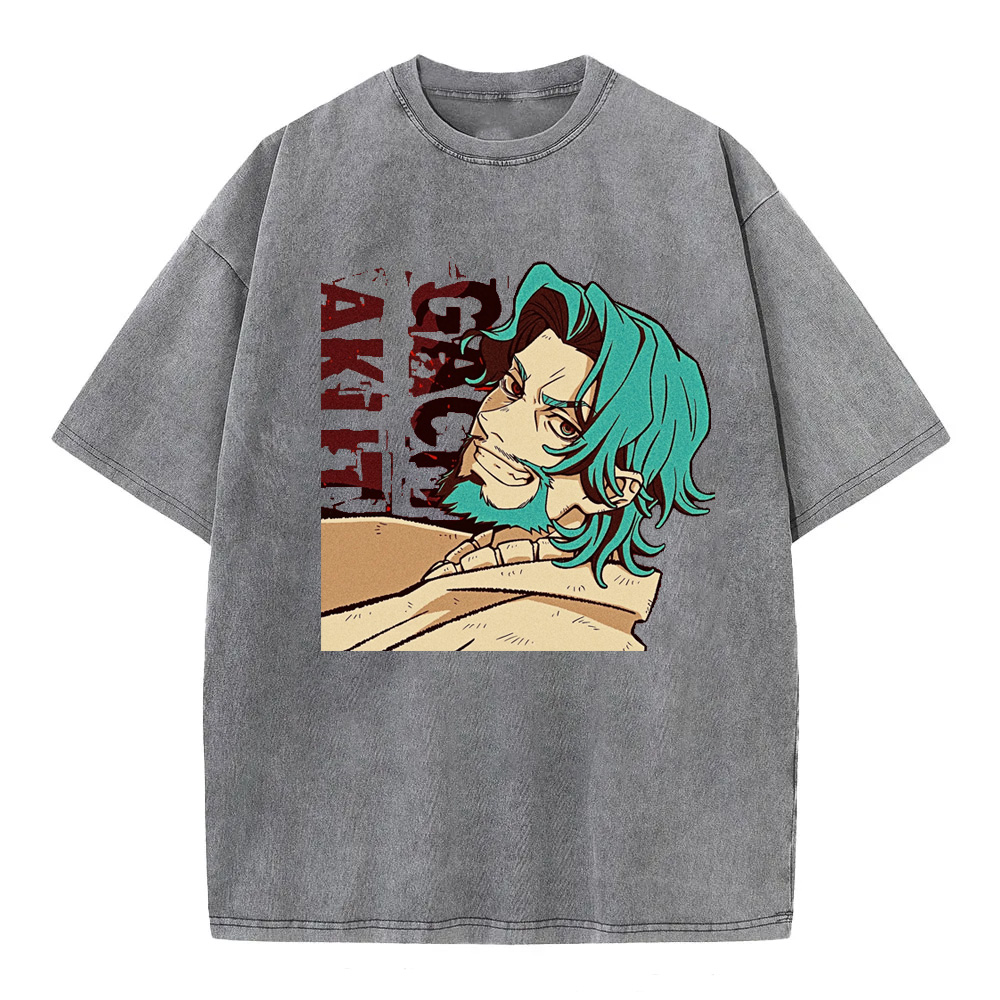 Gachiakuta Cartoon Washed T-Shirts