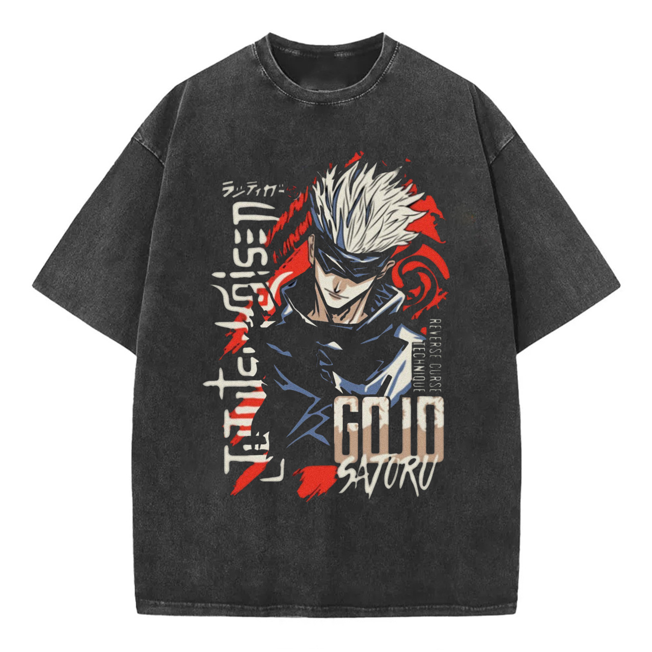 Gojo Satoru Reverse Curse Technique Anime Art T-Shirt